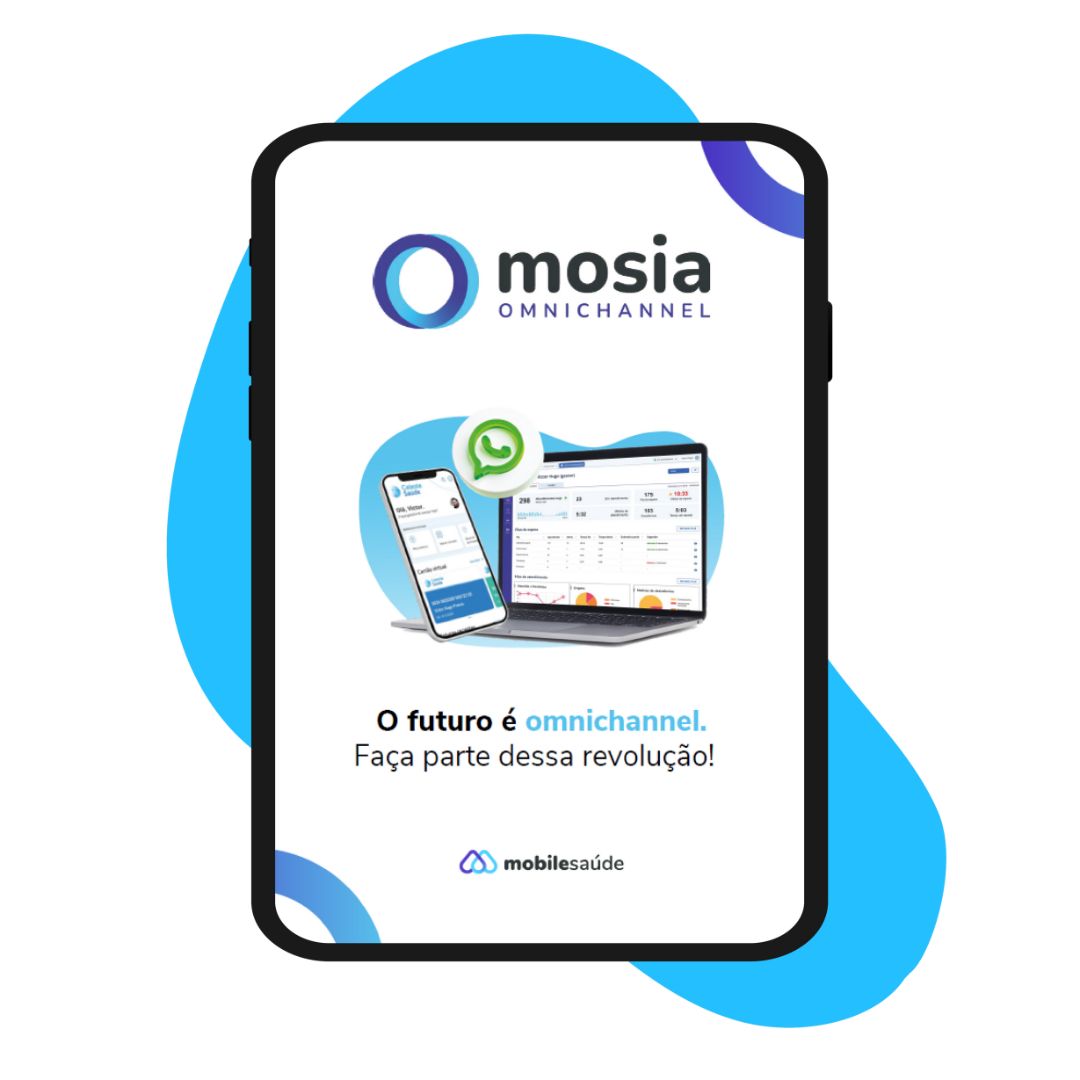 Capa do Ebook Mosia Omnichannel em um tablet